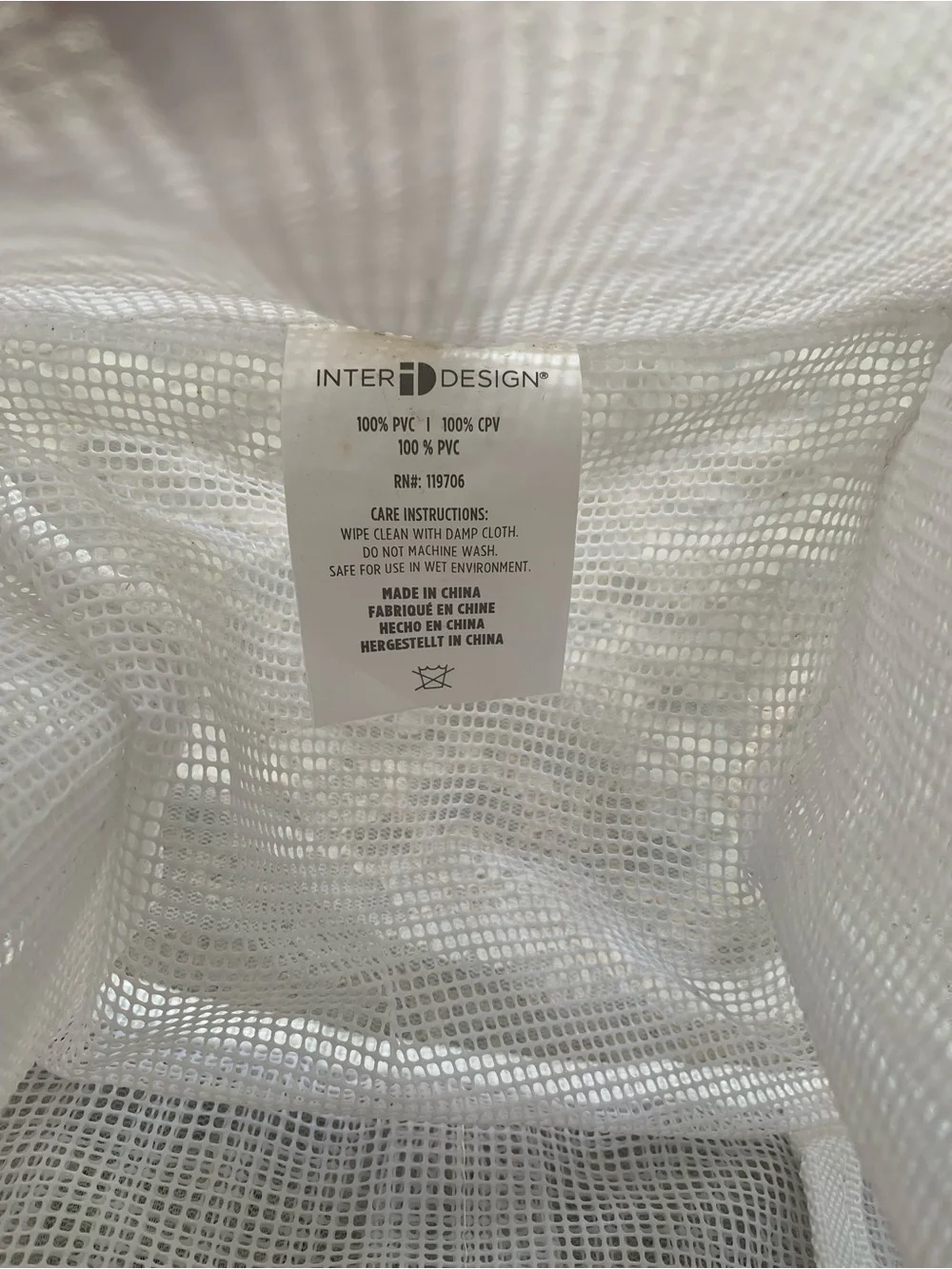 InterDesign Mesh Shower Caddy/ Organizer with 8 pockets and handle